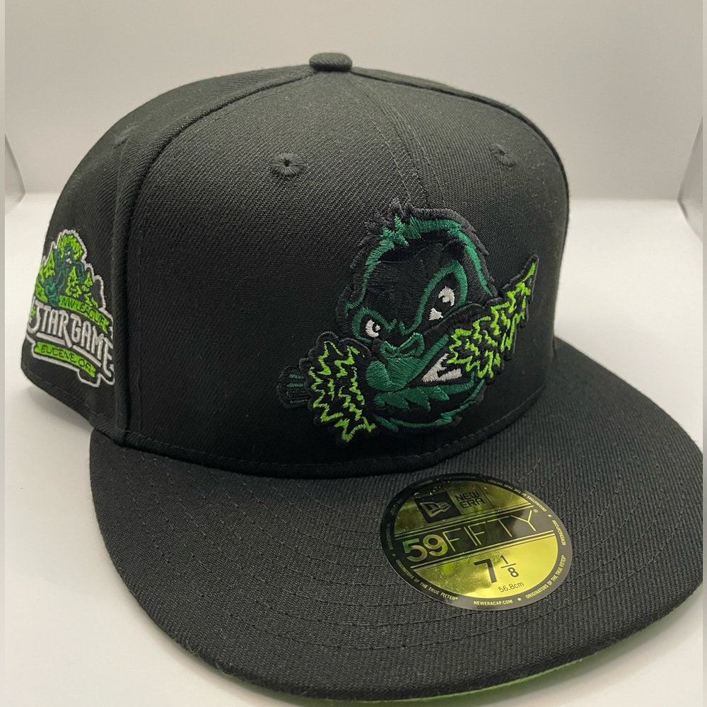 New Era 59Fifty Eugene Emeralds Fitted 7 1/8 Cap Minor League Topperz Exclusive